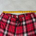 Victoria's Secret  Flannel Pajama Set Womens Medium Red Pink Plaid Shirt Pants Photo 11