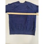 Gap Sweater Womens Medium Navy Knit Pullover Crewneck 100% Cotton Stretch Travel Blue Photo 4