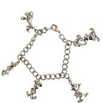 Disney Silver tone charm bracelet Photo 1