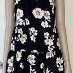 Brandy Melville Black Floral Jada Mini Dress Photo 4