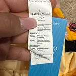 Cupshe  Yellow Stitching Side Bikini Bottoms Size L Photo 4