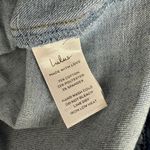 Lulus  Albena Medium Wash Denim Sleeveless Mini Wrap Dress Blue Casual Large Photo 11