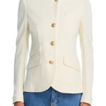 Rag and Bone Slade Textured Ivory Knit Blazer 4 Photo 0