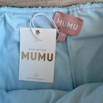 Show Me Your Mumu Why Knot Skirt Frosty Blue Sequins Size M Photo 2