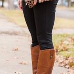 Frye  Melissa Button Leather Womens Tall Riding Boot, Cognac, size 9.5 B Photo 1