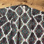 Cacique Swim by | Women's Black Paisley Tassel Flowy Swim Cover Up Sz 14/20 Photo 2