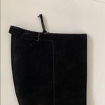 Burberry  Black suede boots heels 37 7 Italy Zipper C Photos for best description Photo 8