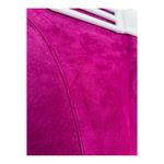 Vintage 80s Suede Leather Fuchsia Pink Pencil Skirt Size S Photo 8