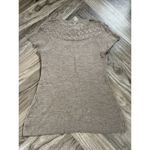 New York & Company Sweater Dress Womens Size S Brown Knit Short Sleeve Party Photo 7