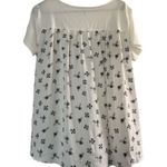 Loft  Outlet NWT White Flowy Blouse #6782 Photo 1