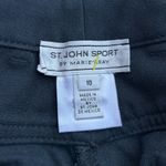 St John Sport Classic Black Women's Capris Size 10 Photo 4