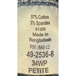 Woman Within Petite Women Denim Crop Jeans High-Rise Blue Pull On Stretch 34WP Photo 8