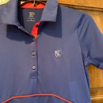 EP Pro Women’s Golf Shirt Size Small Blue Pink Polo B Emblem Photo 1