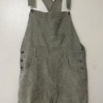 Wishlist  Shorts Women’s Green Short Overalls Ribbed Corduroy Style Size Medium Photo 0