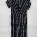 City Chic  Striped Maxi Dress Women 14 Black Preppy Contemporary Feminine Photo 0
