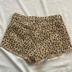 PacSun cheetah print  high rise festival jean shorts size 26 Photo 3