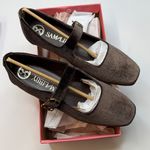 Sam & Libby  Women's Fredi Mary Jane Flats- Size 9- Deep Brown Photo 4