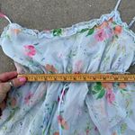 Victoria's Secret Pastel Fairy Serene Floral Chiffon Babydoll Slip Dress MEDIUM Photo 3