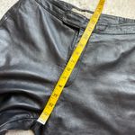 Vintage 90s EXCELLED Leather Pants Womens 10 Black Lined Straight Leg High Rise Photo 11