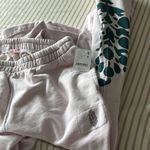 Free People Movement FP Movement by Free People White and Pink Joggers Photo 7