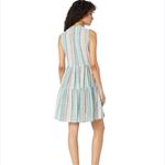 Free People  Freebird blue striped v neck sundress small Photo 2