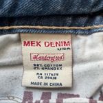 Mek Denim Y2K Back Flap Jean Medium Wash Straight Leg Size 28 | 6 Grunge 2000s Blue Photo 5