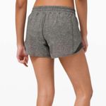 Lululemon Hotty Hot Short II Long 4" Heather Lux Multi Black Photo 1
