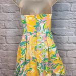 Lilly Pulitzer  Women's Strapless Blossom Flare Mini Dress in Pink Lilet Size 00 Photo 1