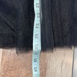 Azazie  Women's Laced Mesh Short Sleeve Sweetheart Neck‎ Maxi Dress Black Size A2 Photo 9