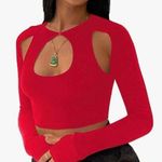 Remidoo women’s Y2K long sleeve crop top Photo 0