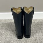 Tony Lama  Roper Boots Womens 4.5 B Blue Gray Model 7502 All Leather Inner Upper Photo 4