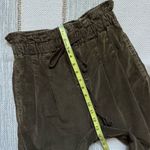 Free People  Margate Dried Rosemary Green Corduroy Slouchy High Rise Pants XS Photo 8