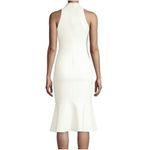 Likely NWT  Raelynn Dress Revolve White Flounce Hem Mermaid Fitted High Neck Sz 6 Photo 2