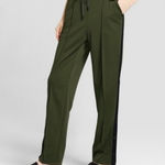 Hunter Pants In olive green and black with buttons- women’s size small Photo 0
