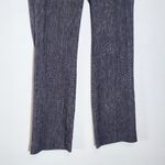  Marisa Linen Blend Dress Pants Size 6 Loft Navy Flare Leg Trousers Photo 3