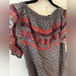 THML NWT Women’s Ruffle Top Mini Embroidered Dress Size Large Photo 9