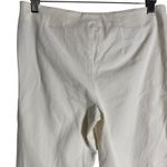 Brunello Cucinelli White Mid Rise Straight Leg Flat Front Trouser Dress Pants 6 Photo 6