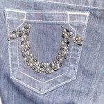 True Religion Dark Wash Jewel Pocket Bootcut Jeans Photo 7