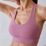Berlook Activewear Pink U Neck X Cross Sports Bra Photo 2