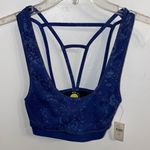Anthropologie NWT $78 Navy Daily Practice Sofia Bra XS Photo 3