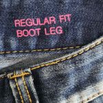 INC International Concepts Distressed Bootcut Jeans Size 8 Boot Cut Denim Blue Photo 8