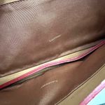 Lanvin Snakeskin Partition Shoulder Bag in Red Photo 9