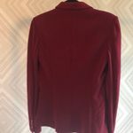 Iisli Maroon Wool One Button Blazer Photo 6