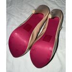 Nude High Heel Platform Shoes Womens Size 9.5 Wedding Prom Faux Patent Leather Tan Photo 7