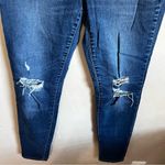 Old Navy Rockstar Mid Rise Distressed Skinny Denim Jeans Photo 4