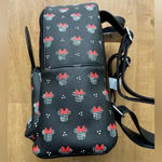 Danielle Nicole NWT Dani - x Disney Black Minnie Mouse Mini Backpack, Polka Dot Photo 6