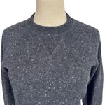 Everlane Donnegal Cashmere Shrunken Sweatshirt in Charcoal Photo 5