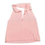 Forever 21 ribbed baby pink halter open back crop top Photo 0