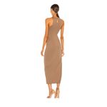 Michael Costello REVOLVE Rylan Midi Dress in Taupe Size XS NWT Photo 4