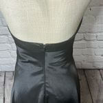 Gia & co satin black halter dress size 4 Photo 9